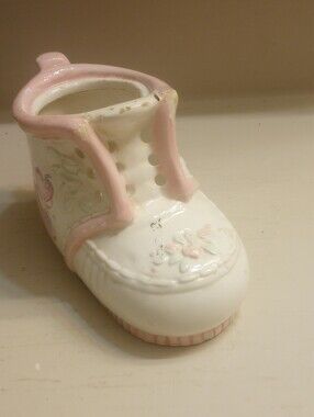 Pecoware MCM Baby Girl Vintage Baby Shoe Planter